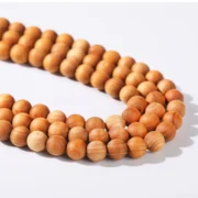 Factory Price Natural Thuja Wooden Beads Round Loose Spacer Bead 6 8 10mm for Jewelry Making DIY Braceelt Necklace Accessories