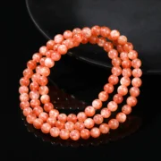 7A Luxury Natural Golden Sunstone Multi-layer Charm Bracelets Women Genuine Gemstone Bead Handmade Stretch Power Healing Gift