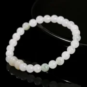 Natural Ice Green Jade Bead Bamboo Shape Lucky Bracelet Women Fashion Simple Reiki Healing Strand Bangles Female Hand Gifts