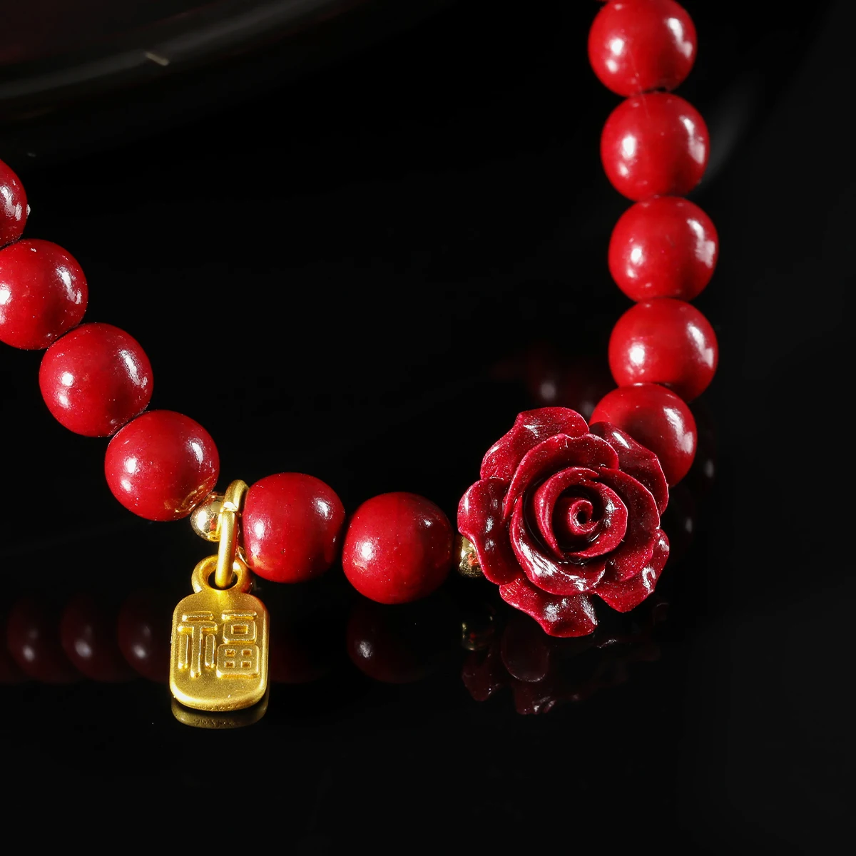 Natural Stone 50% Real Cinnabar Bead Braided Bracelet Women Charm Adjustable Yoga Healing Balance Bracelets Jewelry Female - Image 4