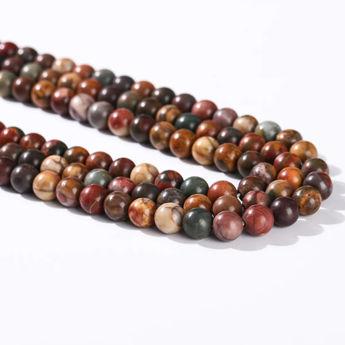 Natural Red Turquoise Stone Bead 4 6 8 10mm Round Loose Spacer Beads For Jewelry Making DIY Bracelets Necklace Accessories - Image 2