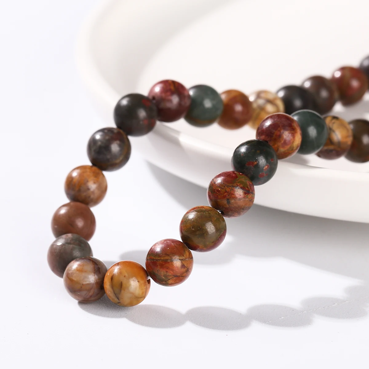 Natural Red Turquoise Stone Bead 4 6 8 10mm Round Loose Spacer Beads For Jewelry Making DIY Bracelets Necklace Accessories - Image 6