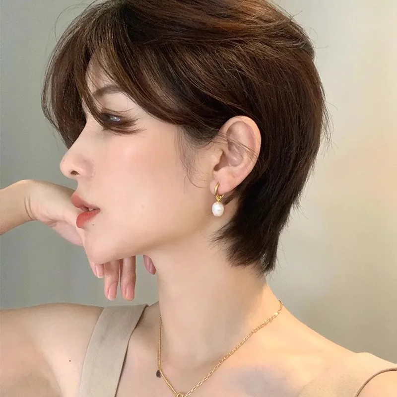 New Arrival Trendy Natural Baroque Freshwater Pearl 14K Gold Filled Female Drop Earrings Jewelry Anti Allergy 2025 New Year Gift - Image 6