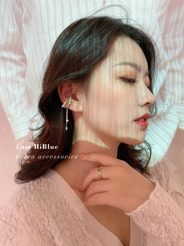 New Arrival Trendy Natural Freshwater Pearl 14K Gold Filled Female Magnet Buckle Earrings Jewelry For Women Gifts - Image 4