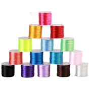 35 Meters/Lot Colorful Flexible Elastic Line Rope Cord 0.5mm For Jewelry Making Beading Bracelet DIY Jewelry Making Cords Line