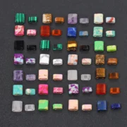 Two Hole Stone Beads Natural Picture Jasper Lapis Lazuli Malachite Gems Beads for Bohemia Bracelet Necklace Beads Accessories