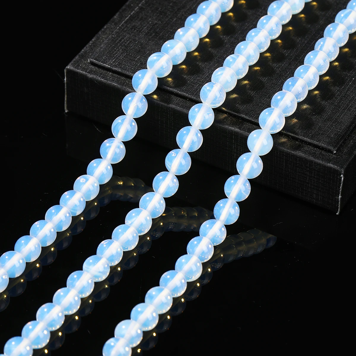 Wholesale Synthetic Opal Beads White Opal Round Loose Spacer Bead for Jewelry Making DIY Bracelet Necklace Accessories Findings - Image 3