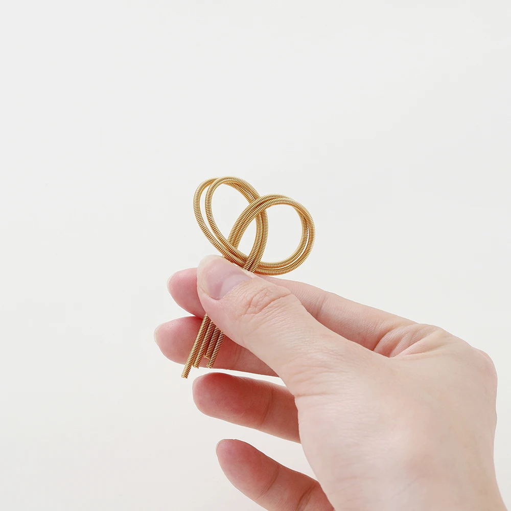 4pcs/lot 14K 18K Gold Color Plated Bracelet Spring Wire Necklace Protection Spring Wires For DIY Jewelry Making Accessories Material - Image 5