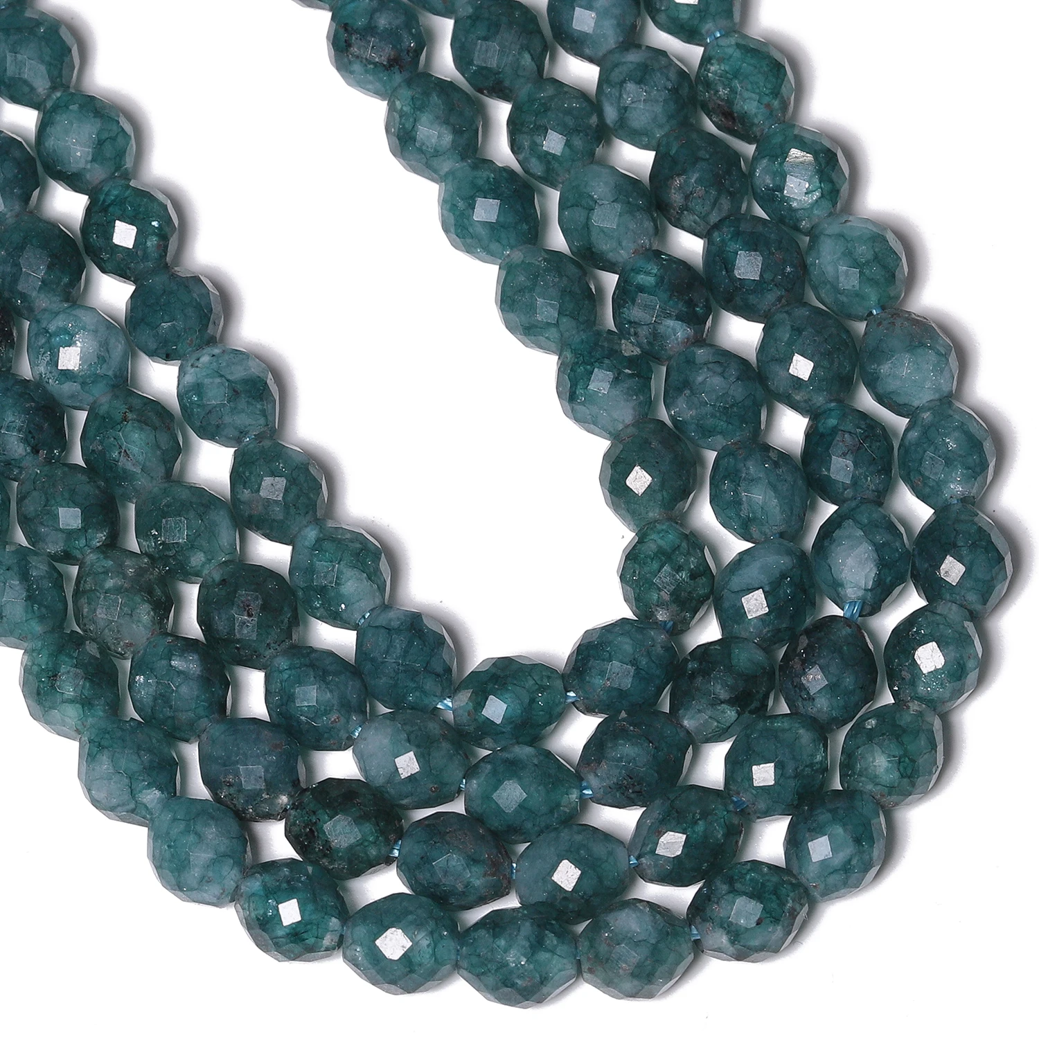 5x6mm Dark Green Jade Stone Beads Faceted Oval Shape Beads for Jewelry Making Diy Drop Bracelet Necklace Accessories - Image 4