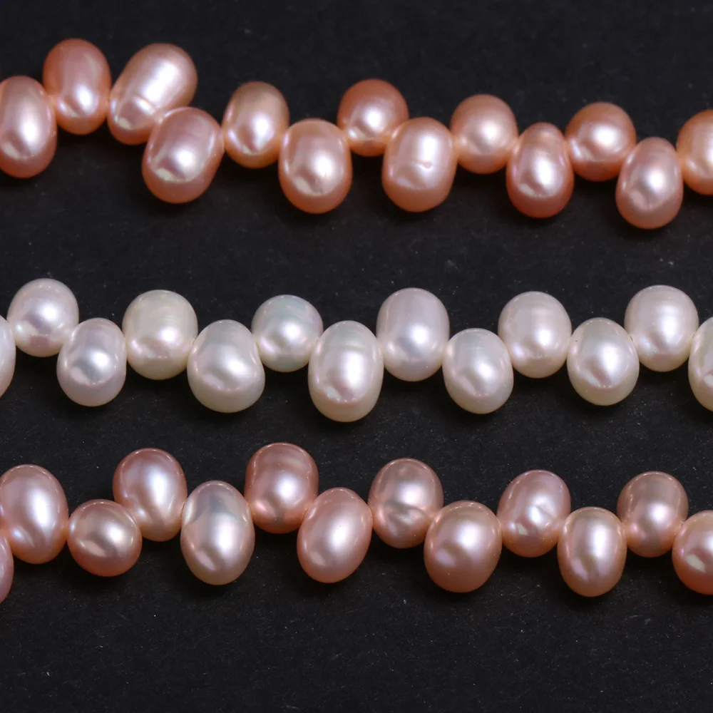 Natural Freshwater Pearl Beads High Quality potato-shaped Punch Loose Beads for Make Jewelry DIY Bracelet Necklace Accessories - Image 2