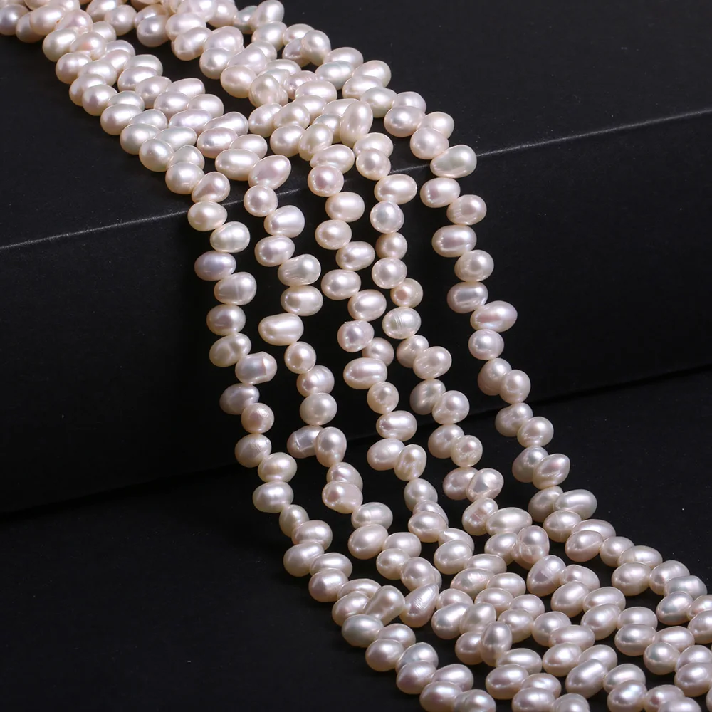 Natural Freshwater Pearl Beads High Quality potato-shaped Punch Loose Beads for Make Jewelry DIY Bracelet Necklace Accessories - Image 3