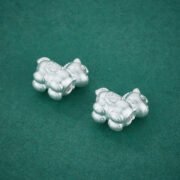 S999 Sliver Horse The Zodiac Year of Horse Bead Pendant for Jewelry Making Bracelet Accessories