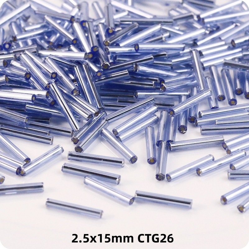 2.5x15mm Long Glass Beads Multicolor for Jewelry Making DIY Material Accessories 1 Pack - Image 5