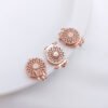 Round rose-gold