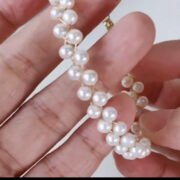 Pearl Braided Bracelet Natural Freshwater Pearls 18k Gold-plated Accessories Handmade Jewelry