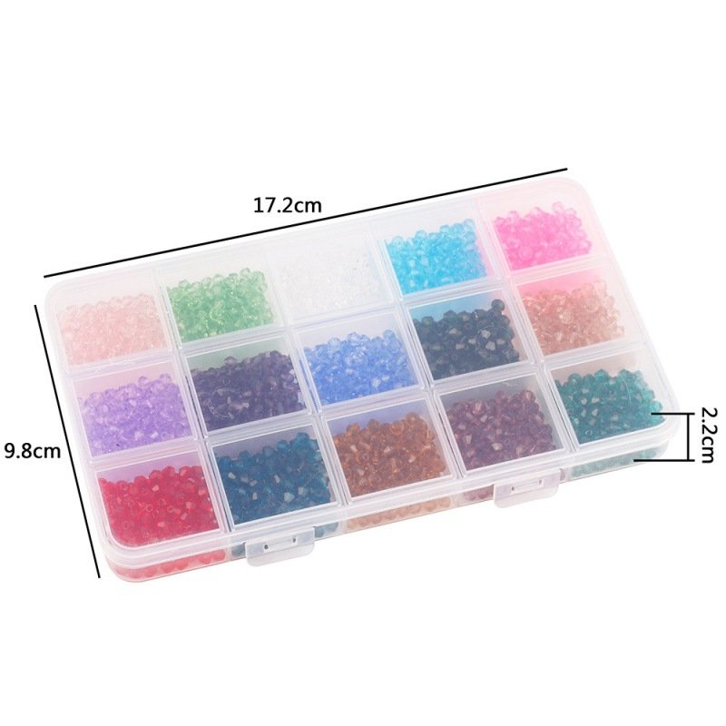 4mm Glass diamond Artificial crystal beads set DIY handmade beading bag making loose bead jewelry accessories - Image 11