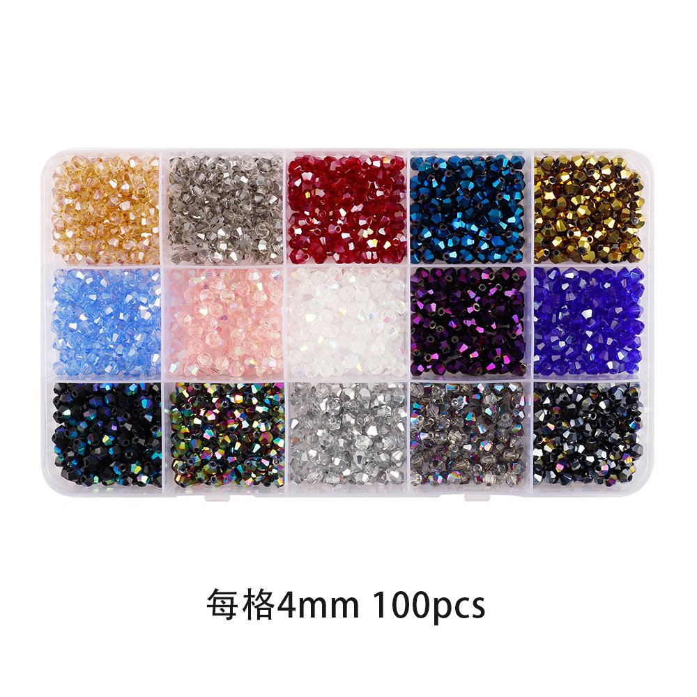 4mm Glass diamond Artificial crystal beads set DIY handmade beading bag making loose bead jewelry accessories - Image 9