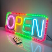 Shop Bar Open Neon Sign Free Design USB LED Custom Personalized Neon Sign